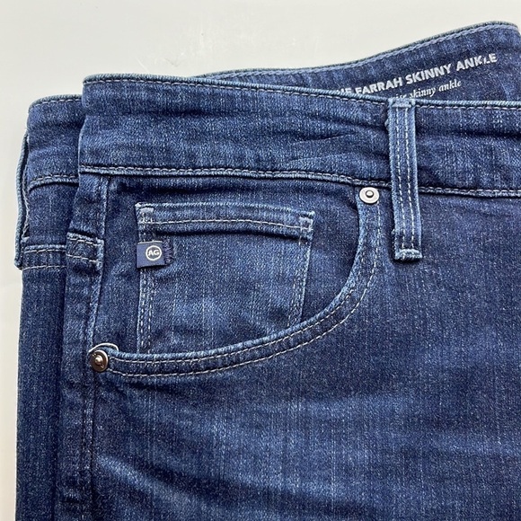 Ag Adriano Goldschmied The Farrah Skinny Ankle Size 32R - Picture 15 of 16